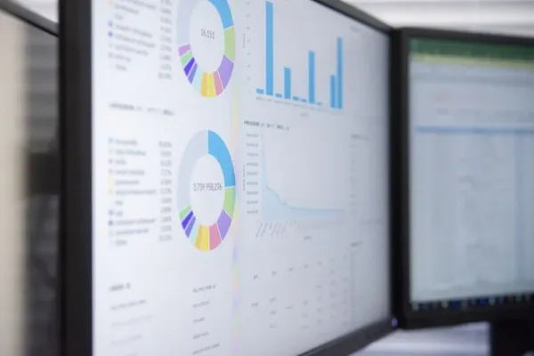 A managed IT professional is looking at financial data in a database.