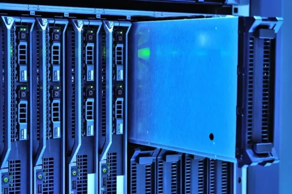 A computer component being extracted by a managed IT professional.